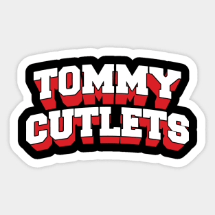 Tommy DeVito Known As Tommy Cutlets v2 Sticker